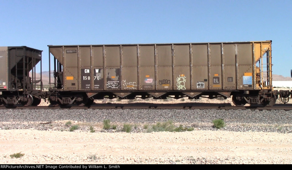 EB Unit Empty Hooper Car Frt at Erie NV -66